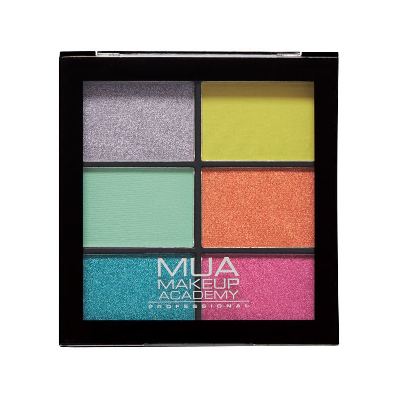 MUA 6-Shade Pro Pan Palette - Bright Lustre - Makeup Stash Pakistan - Makeup Academy