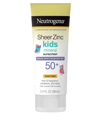 Neutrogena Sheer Zinc Kids Sunscreen 50+ - Makeup Stash Pakistan - Neutrogena