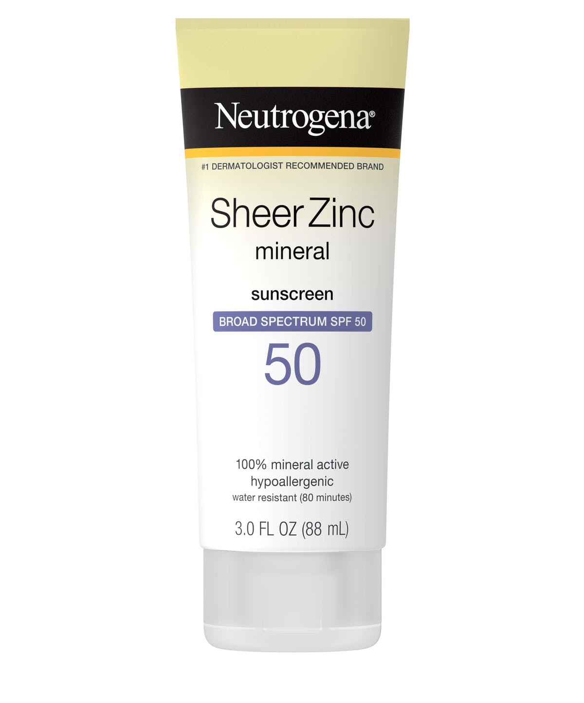 Neutrogena Sheer Zinc Mineral Sunscreen SPF 50 - 88 ML - Makeup MSash PakiMSan - Neutrogena